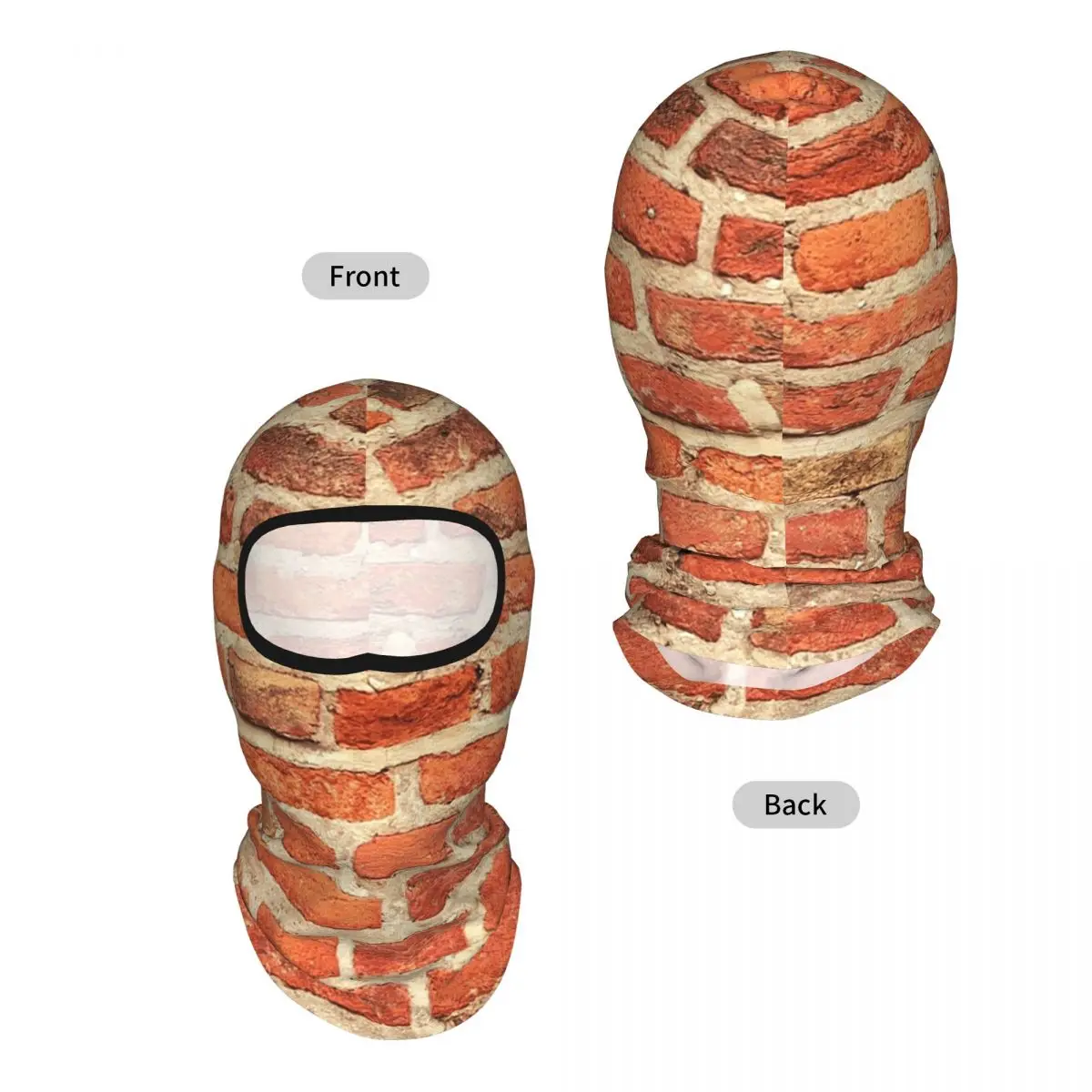 The Red Brick Wall Breathable Thin Balaclava Full Face Mask Sun Protection Neck Gaiter For Motorcycle Fishing Outdoor