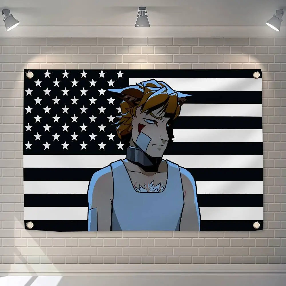 Game R-Ren Hana America 150x200cm 60x90cm Flag Decoration Outdoor Picnic Party Home Camping Party Art Hanging Banner