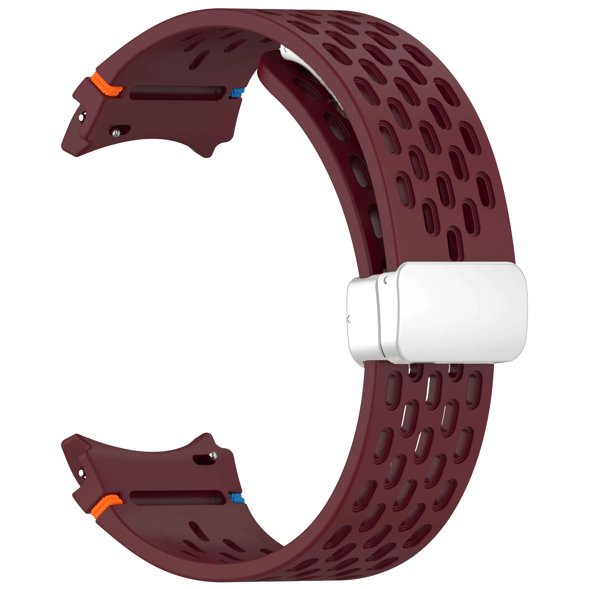 20 mm Magnetarmband für Samsung Galaxy Watch 4 5 Pro 6 7 7LTE 44 mm 40 mm Watch4/6 Classic Silikonband Keine Lücken Armband Correas – Detail 12