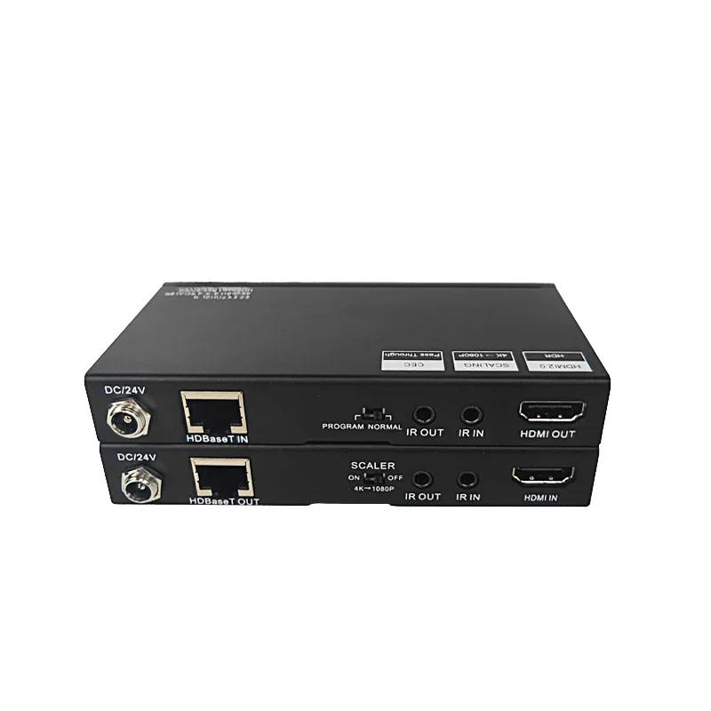 100m 4K@60HZ HDMI 2.0 Extender 230ft/70m  4:4:4 8bit HDR Scaler Output 3D
