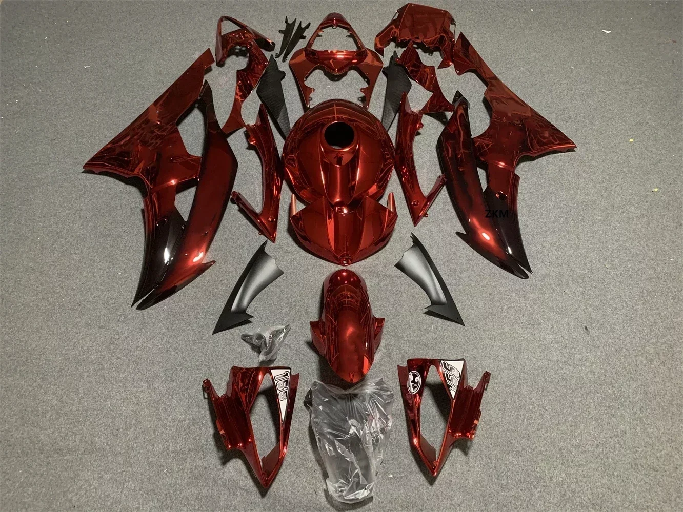 Hot sale Injection mold for YAMAHA R6 2008 2009 - 2013 2014 2015 2016 glossy fairings 08 09 10 11 12 13 14 15YZF R6 fairing set