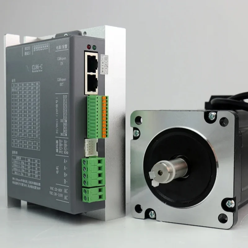 2025 LICHUAN CANopen Nema 34 12N.m 7.5A 2 Phase Closed Loop Stepper Motor with Driver Kit LC86H2150+CL86C
