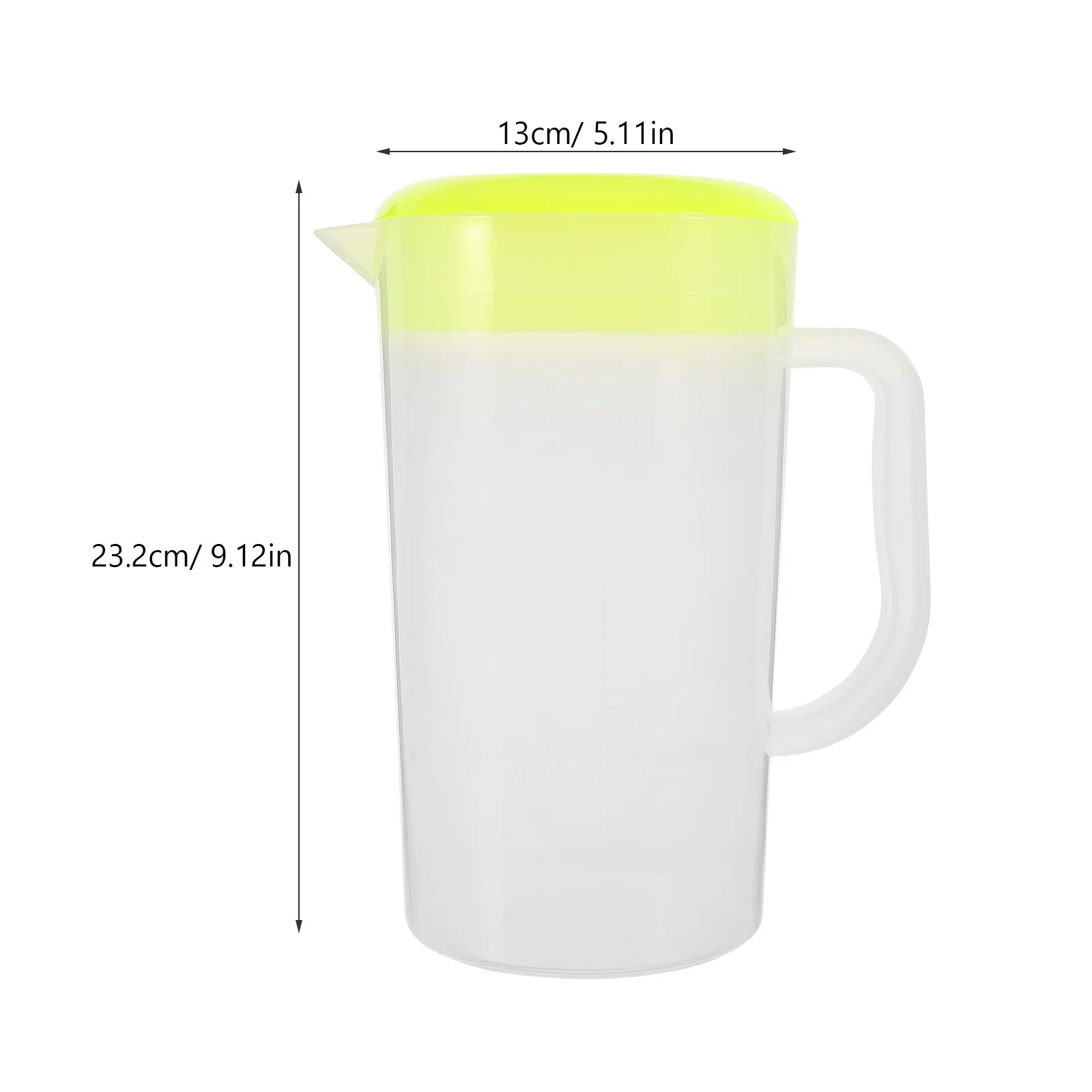 Cold Water Pitcher Large Capacity Wear-Resistant Plastic Jug for Drinks Lemonade Tea Storage Pitcher Water Serving Jug