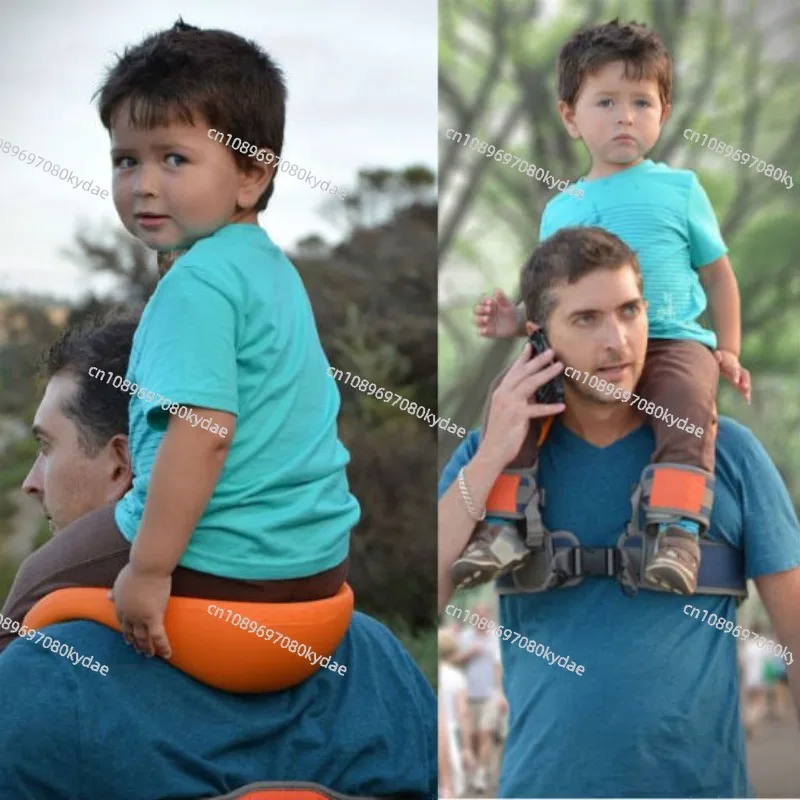 Hands Free Saddle Baby Carrier Dad Shoulder Seat Kids Travel Hip Strap Rider Kangaroo Sling