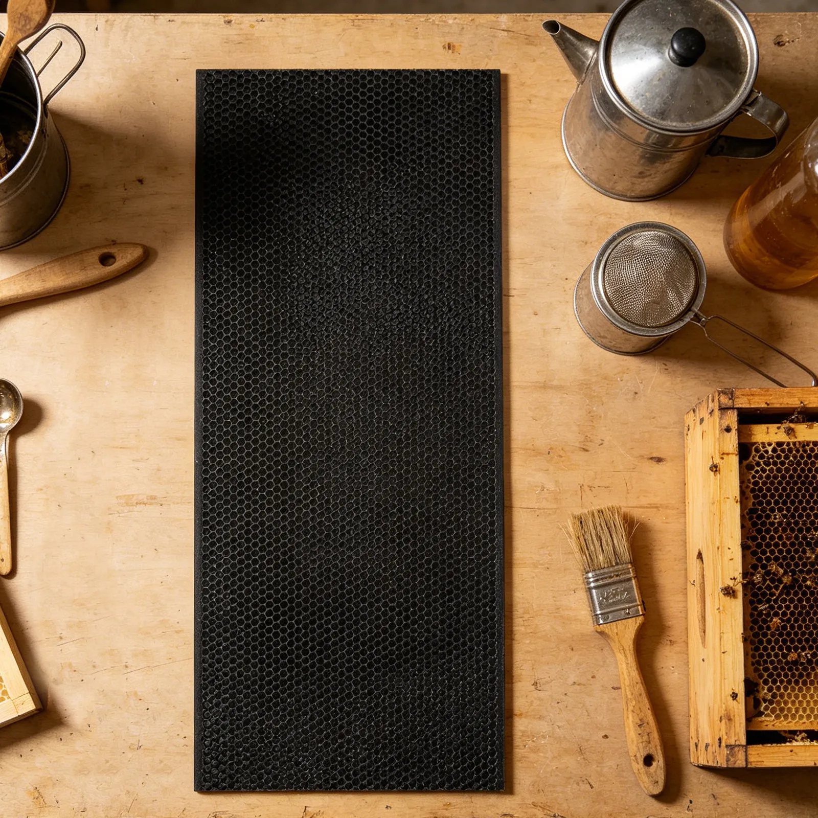 4枚入り 蜜蜂の巣用ワックスコーティングハニカムファンデーシ - Beehive Frame Wax のレビューと価格