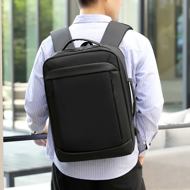 Backpack Commuter Casual Business Men's Computer Bag Business Travel Student School Bag Backpack USB Charging Portable