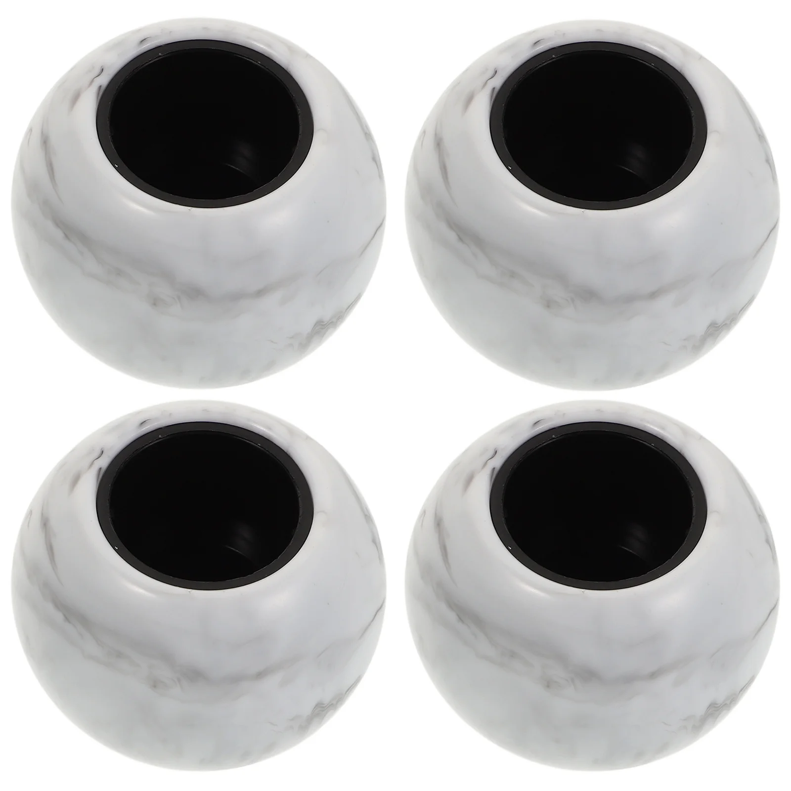 ฝาขวดน้ำหอมเรซิ่นทรงกลม 4 ชิ้น แบบมี 15 ฟัน สำหรับเปลี่ยนฝาขวดตัวอย่างน้ำหอม ขวดสเปรย์โคโลญจน์