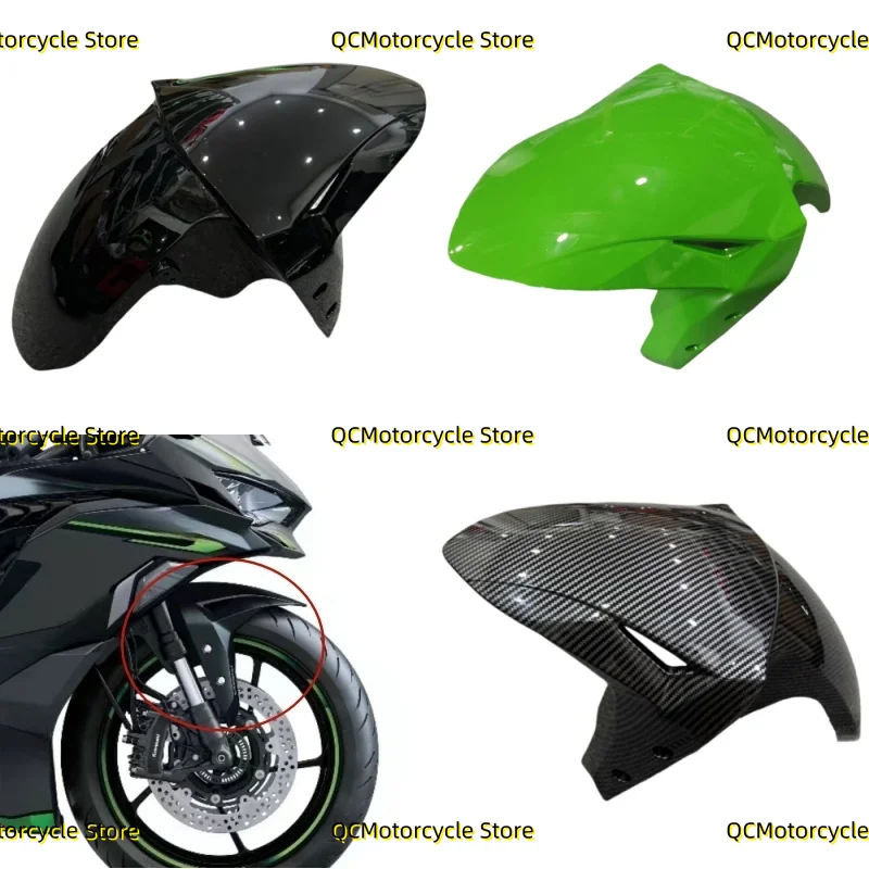 

Motorcycle Front Fender Mudguard Cover Fairing Fit for Kawasaki ZX-25R ZX25R 2020-2024 ZX-4R ZX4R 2023-2024