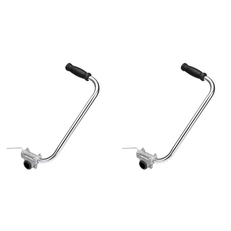 ABVC 2X Ergonomic Trimmer Grip String Trimmers Handle Weed Eater Handle Extension With Bracket Clamp Lawn Trimmer Handle Grip