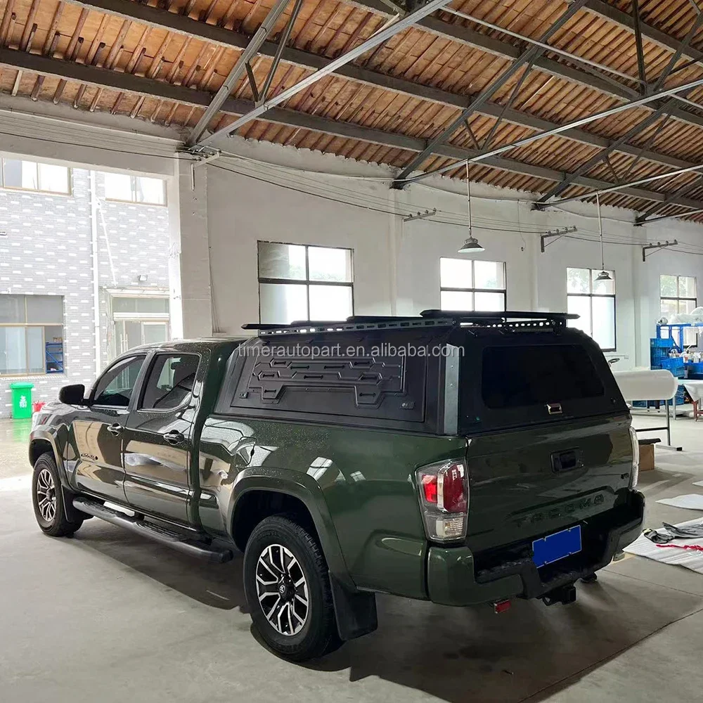 Pickup-Bettkappe zum Verkauf in der Nähe von Wohnmobiloberteilen für LKWs, Überdachung, Wohnmobil mit Glas und leichter Oberseite für Außenanhänger aus Stahl