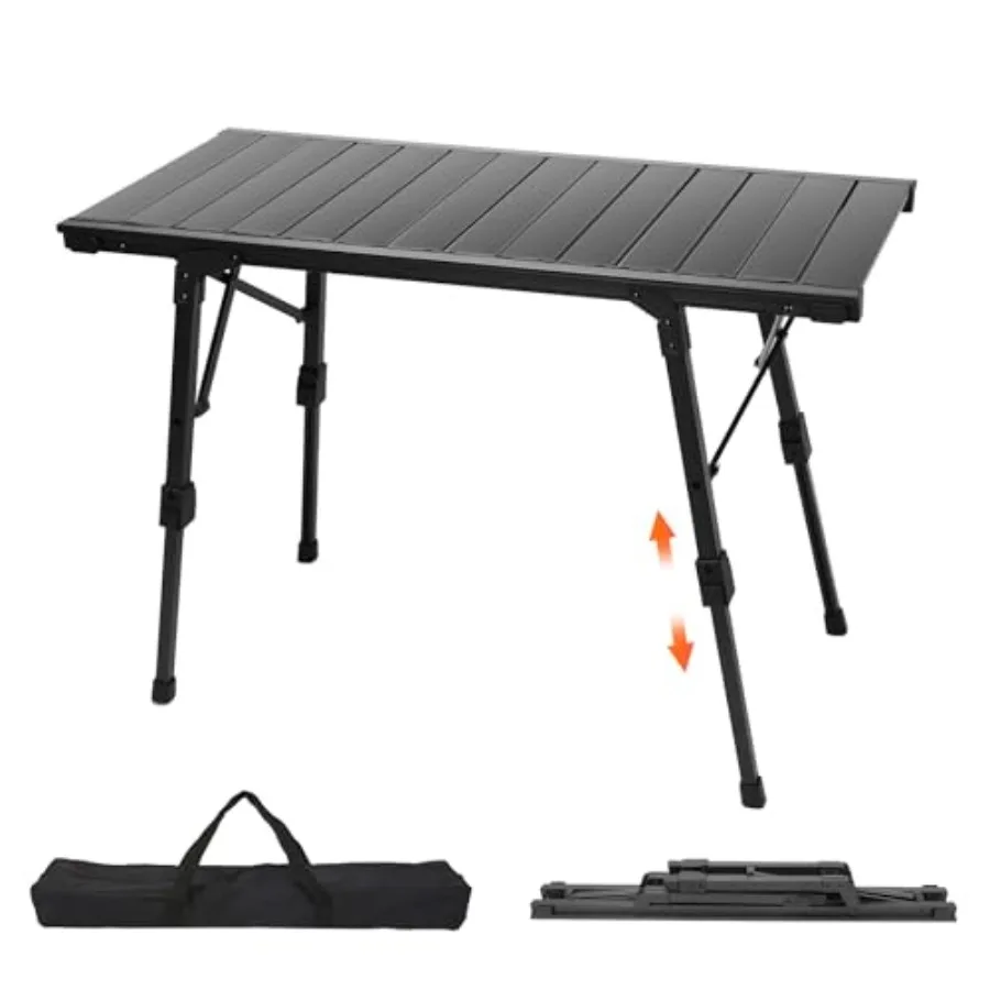 

Folding Camping Table, Portable Outdoor IGT Camp Table, Foldable Picnic Table, Outdoor IGT Cook System with Carry Bag, Ultralig