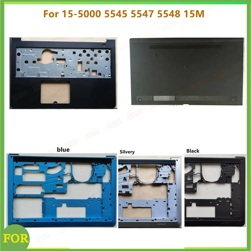 

New Laptop TOP Case Palmrest Upper Cover Bottom HDD Ram Carcass Housing Cover Case For 5557 5548 5547 5545 5542 5543 P39F