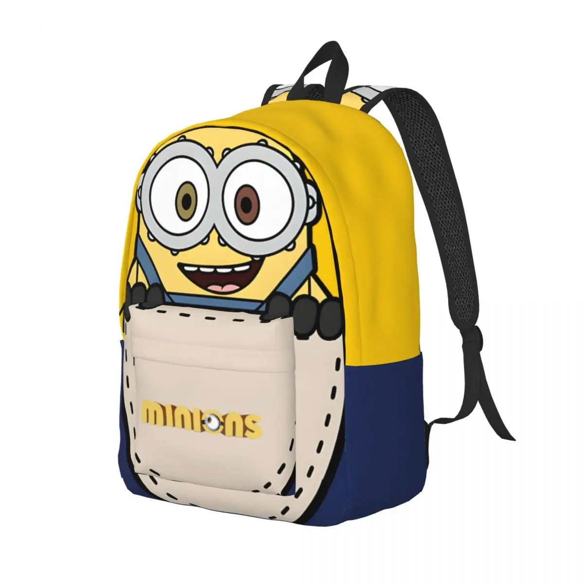 Campus Minions Sturdy Shoulder Solid Despicable Me Minions Schoolbag Office Workers Children's Bags Birthday