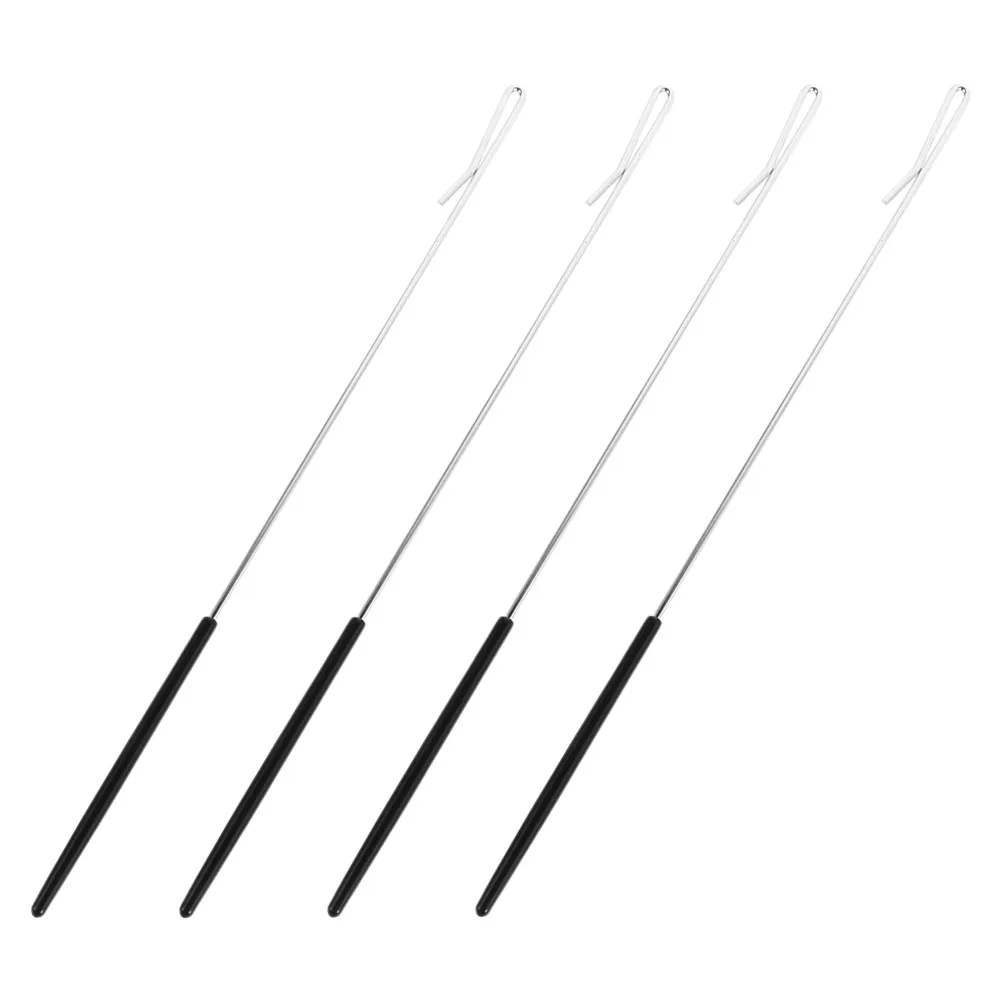 4 Peças de Bastões de Controle Ajustáveis de Metal para Fantoches, para Shows de Movimento de Braços de Fantoches e Interação Familiar com os Dedos