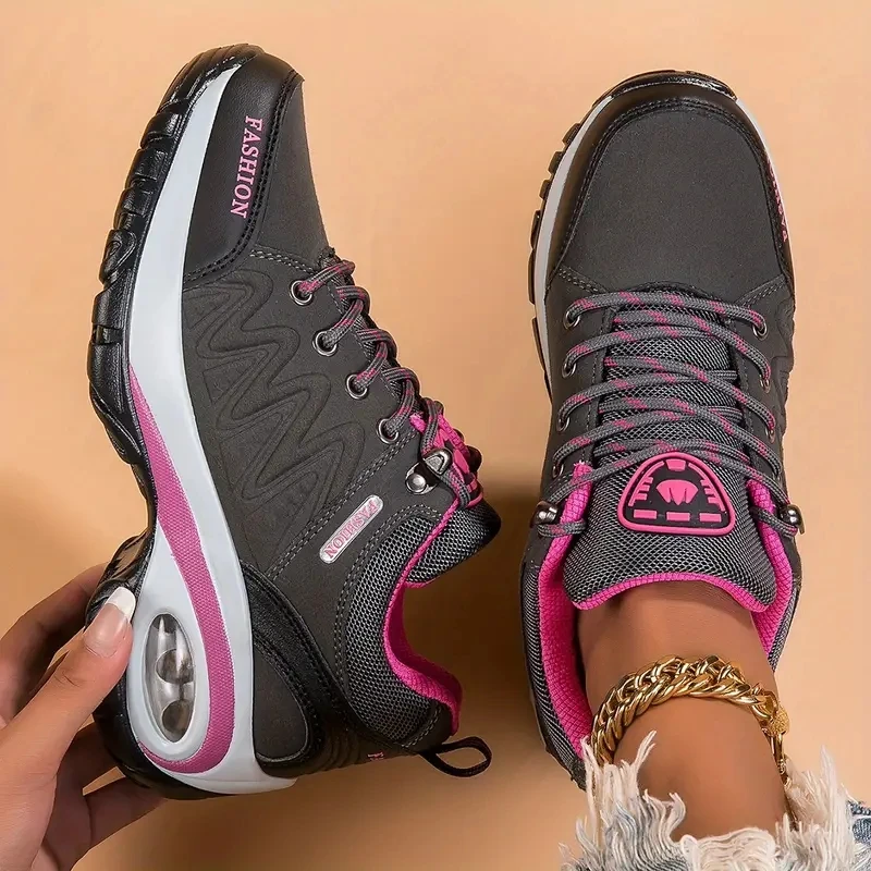 Chaussures de sport à plateforme pour femmes, chaussures de marche décontractées surélevées, chaussures plates luxueuses pour femmes, nouveau, automne 2024