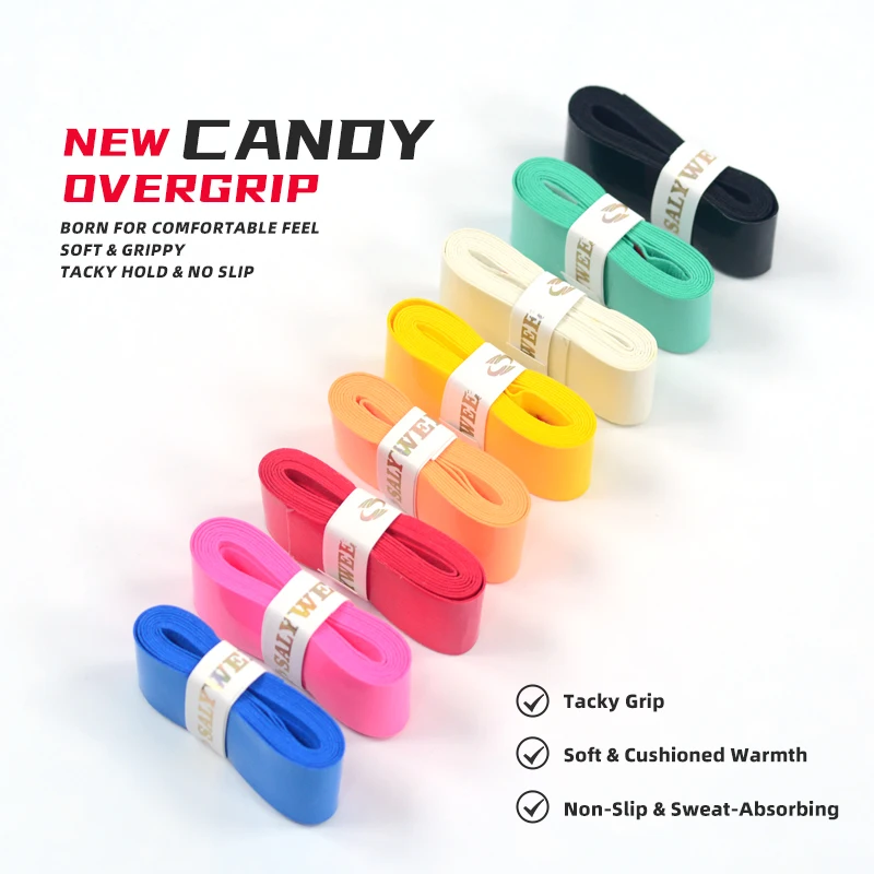 

3 Non-Slip Over Grip Handle Tape for Sports Equipment - Sweat-Absorbent and Durable, Badminton&Tennis&Squash Rackets Handle Tape
