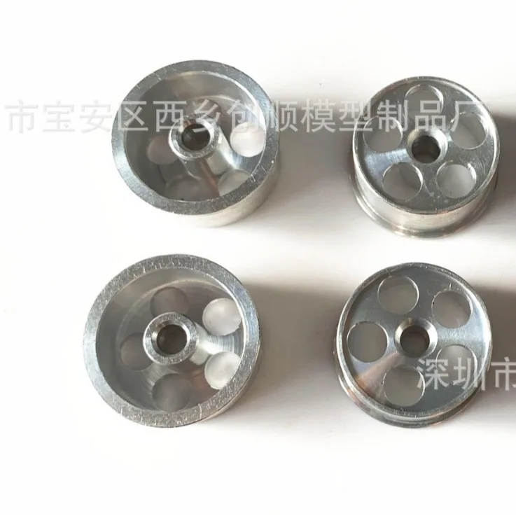 Homemade Tamiya 4WD parts HG aluminum alloy lightweight medium diameter wheel hub 95276 CNC modification