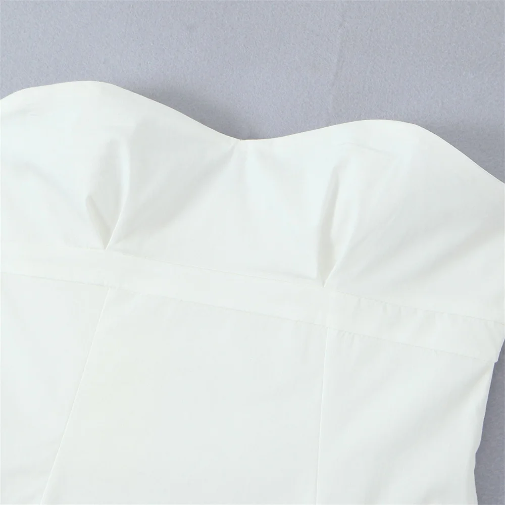 Autunno nuovo stile moda donna un colletto tinta unita gonna corta francese dimagrante e abito corto senza spalline