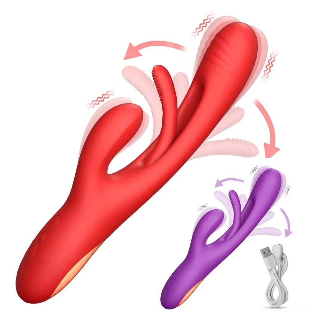 Rabbit Clitoris Vibrator for Women Extra Strong Clit Stimulator Powerful G Spot 21 Modes G-Spot Sex Toy Female Goods for Adults