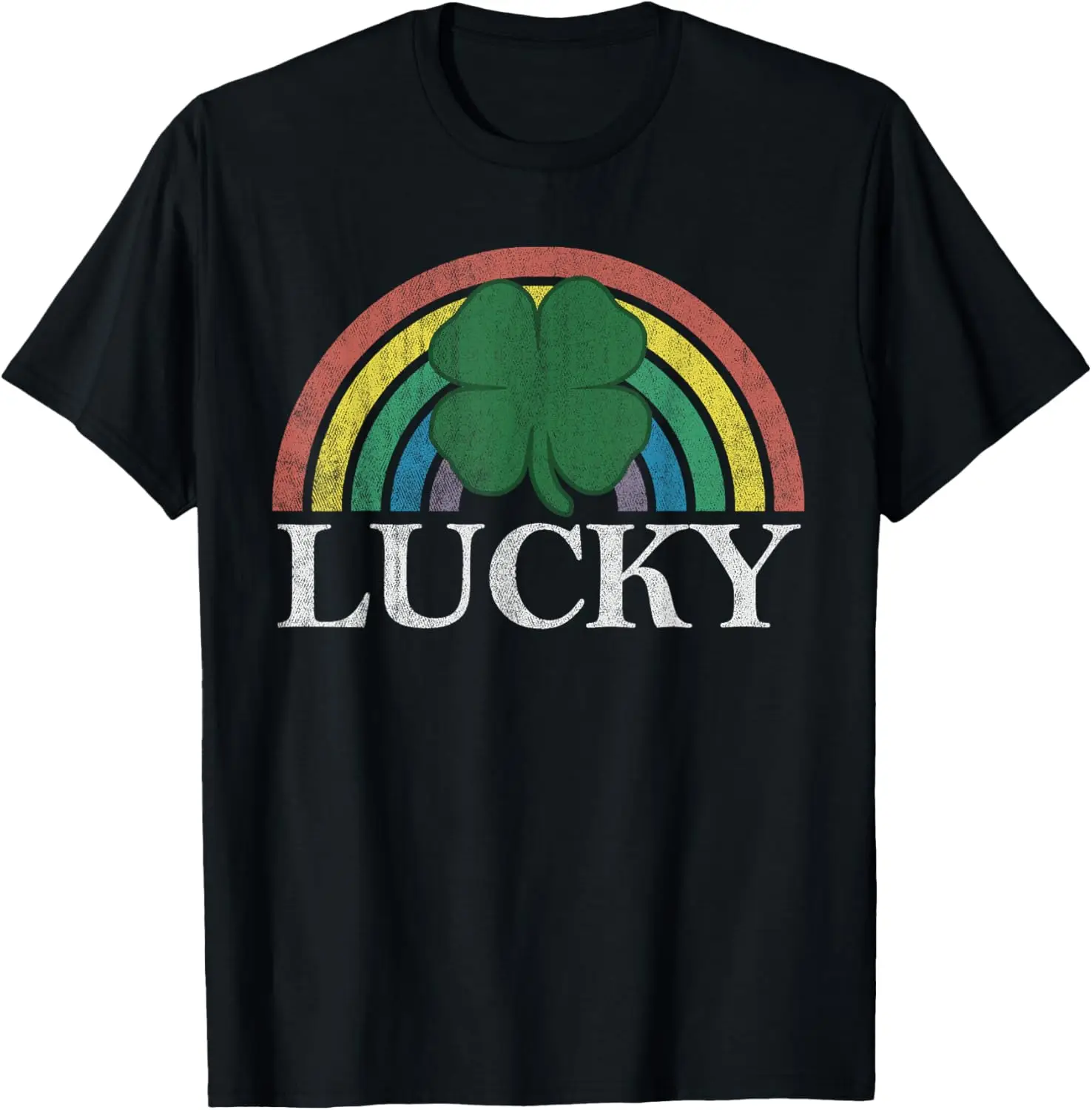 

Lucky Shamrock St. Patrick's Day Saint Paddy's Rainbow Irish T-Shirt