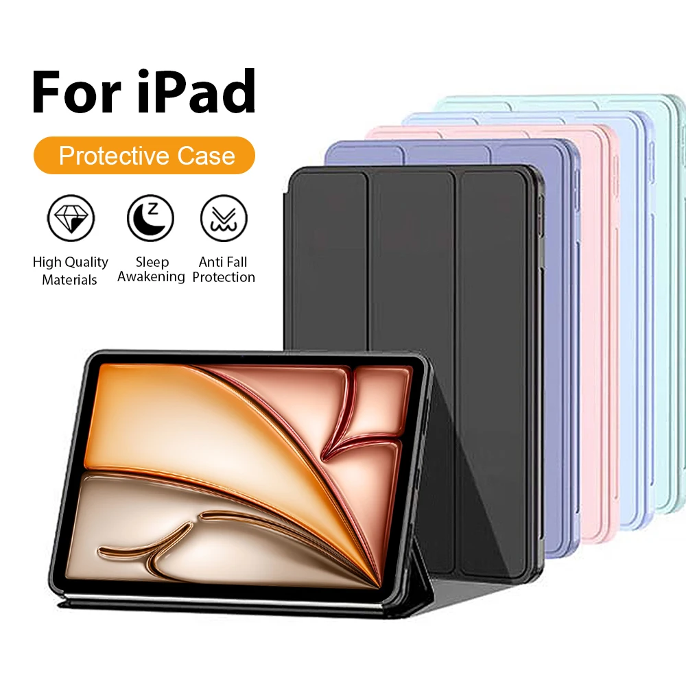 Case For iPad  Air 11 M3 M4 2026 A16 10th 10 Generation Pro 13 11th M5 12.9 Fund For iPad Mini 6 7 Air 4 5 8th 9th 9 10.2 Cover