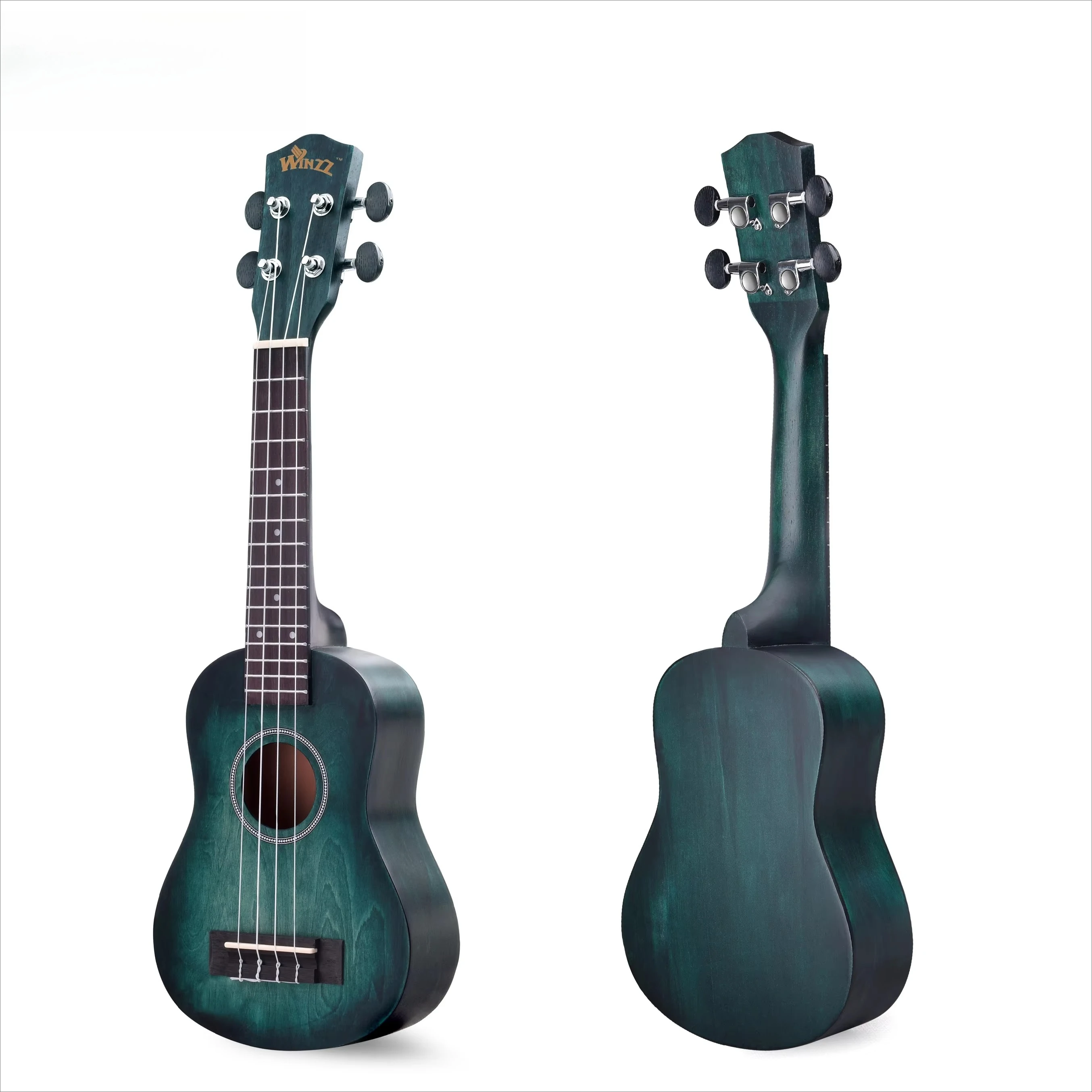 Color Linden Plywood  21" Student Soprano Ukulele Set