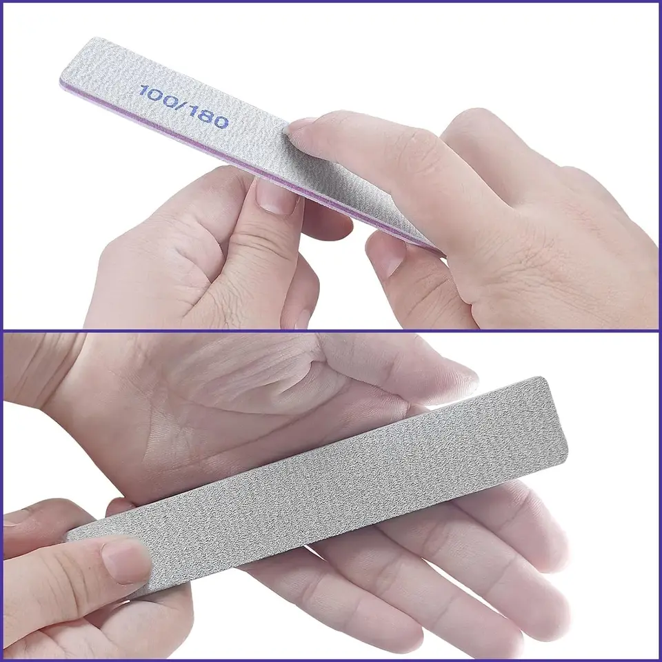 12 Pack Double Sided Nail Files for Manicures
