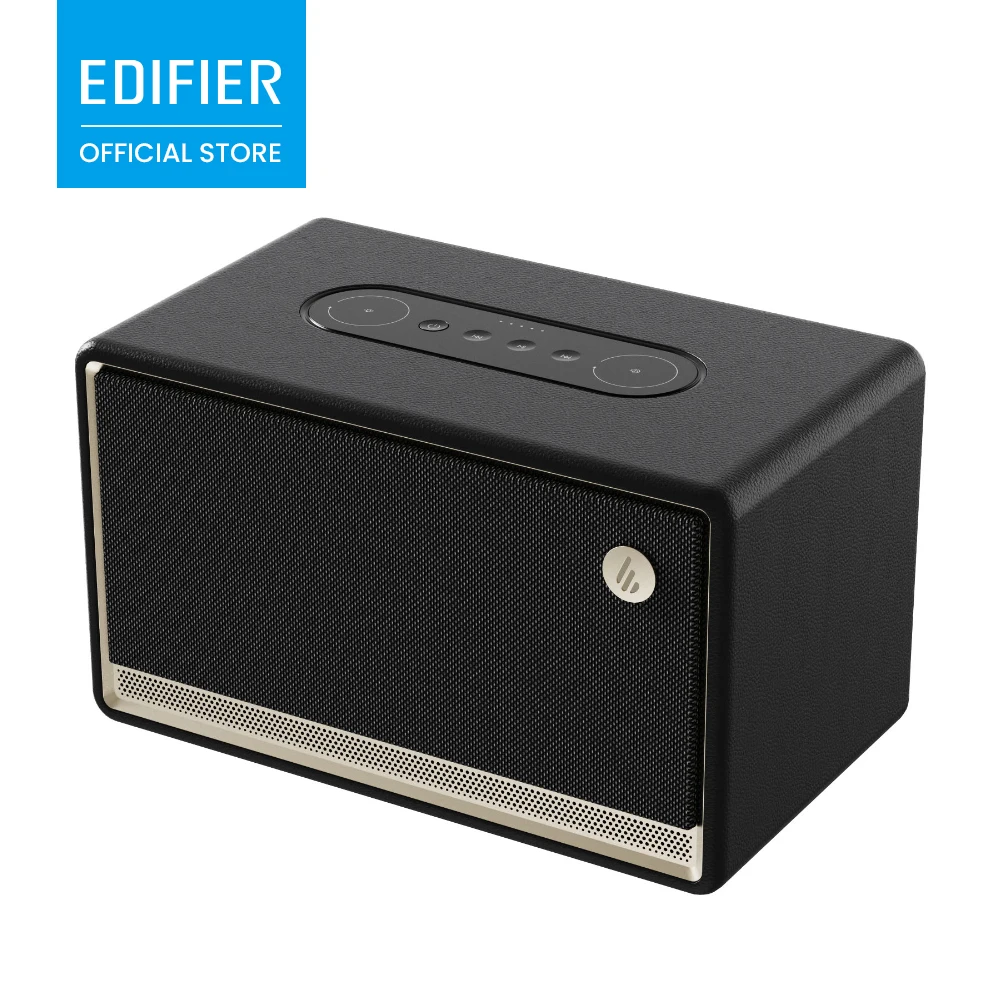 Image of EDIFIER ES300 Desktop-Wireless-Lautsprecher 60W Hi-Res Audio LDAC AirPlay2 Bluetooth 5.4 WiFi 24Bit 96kHz Eingebaute Ambientebeleuchtung 12 Stunden Wiedergabe USB AUX EDIFIER Home App