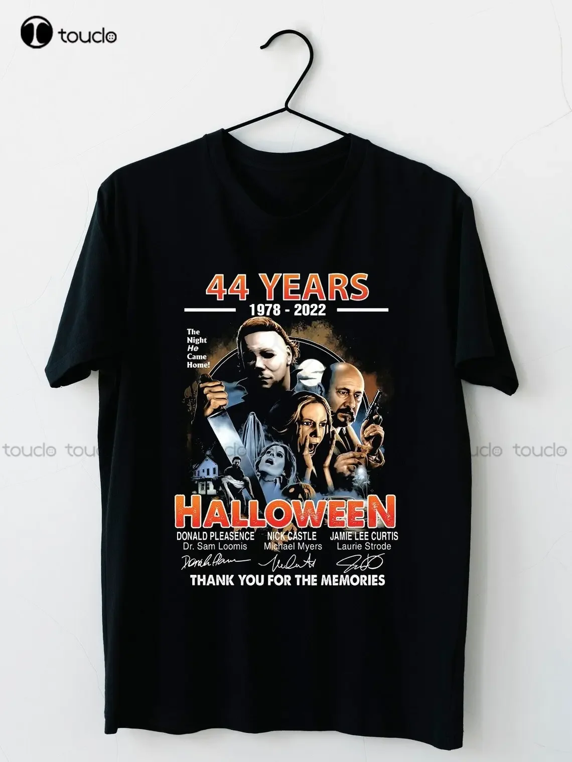 Halloween Ends 44 Years 1978-2022 His Time Has Come T Shirt Tshirts For Women Outdoor Simple Vintag Casual T Shirts Xs-5Xl New