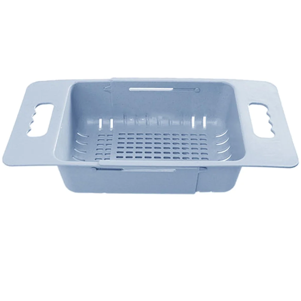 

Practical Extendable Drain Basket for Kitchen Sink Fruits Vegetables Washing Premium Material Multifunctional
