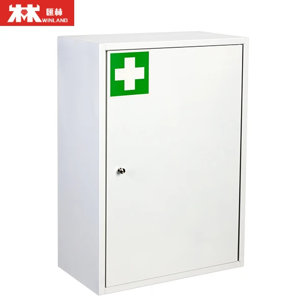 Wholesale Large First Aid Medical Box Eco-Friendly Metal Medicine Cabinet with Wall Mount Modern & Classic Design Lockable