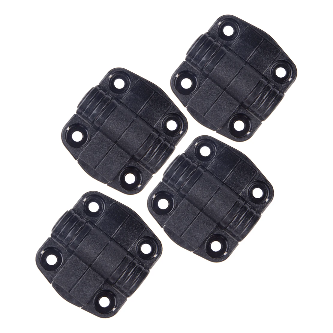 

4Pcs Black Plastic Position Control Hinges 115 Degree Fit for C6-25 C6-5 Home Office Cupboard Closet Cabinet Showcase Doors