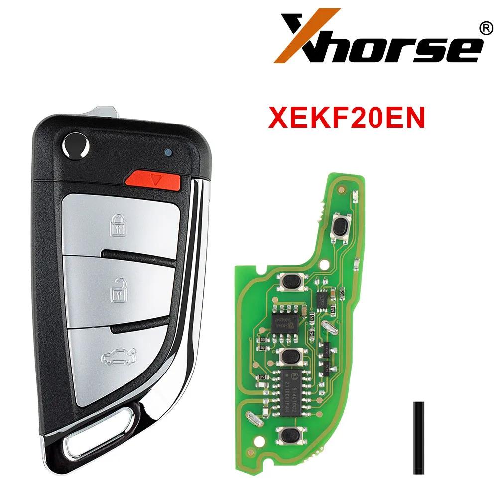 1/2/5pcs Xhorse 4 Button XEKF20EN VVDI Super Remote Knife Type s with XT27A Super Chip