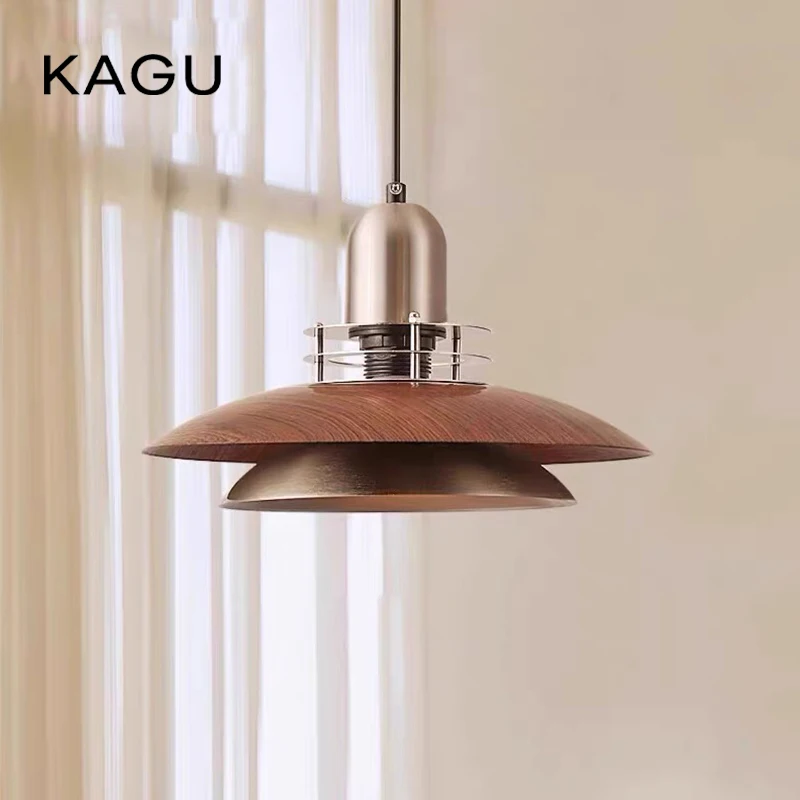 

KAGU Modern Iron Lampshade Pendant Light New Style E27 Bulb Dining Room Bar Shop Hanging Lamp Wire Adjustable
