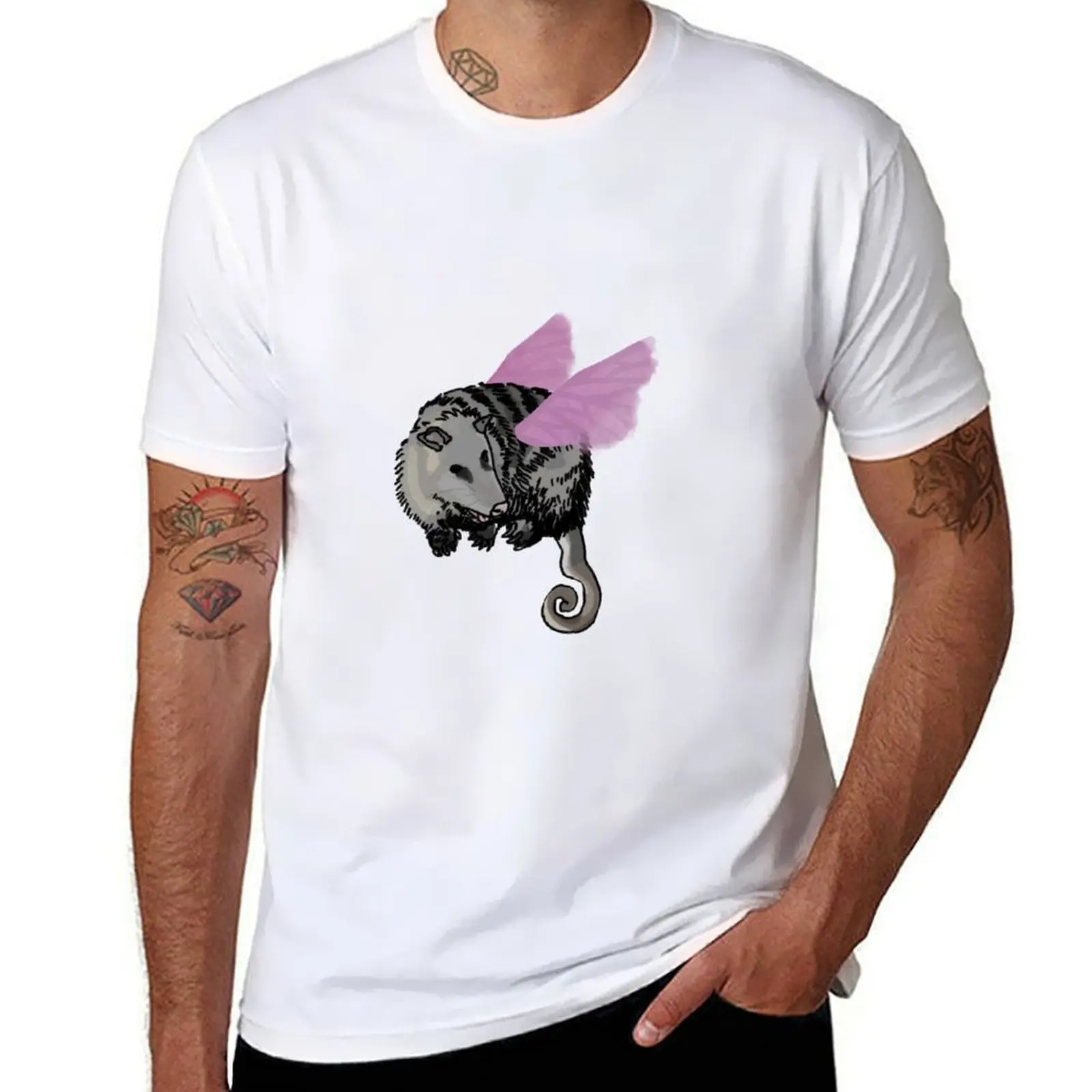 

Possum Fairy! T-Shirt men t shirt cotton 100% t shirts for man graphic vintage T-Shirt