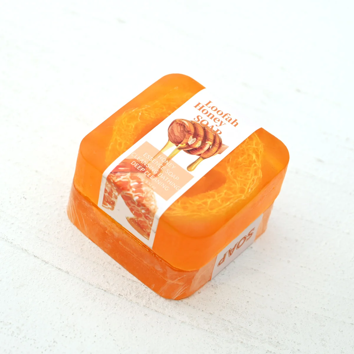 S+100g 허니 수세미 비누 수제 비누 엑스 폴리 에이 팅 목욕 스폰지 비누 스킨 라이트닝 수세미 꿀 비누