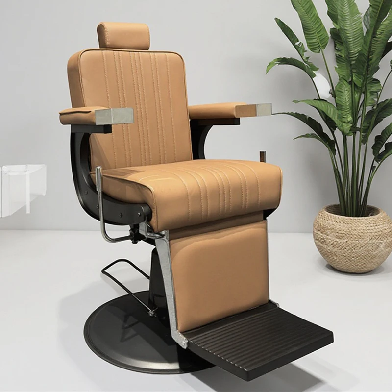Wholesale Modern Simple Design Orage Hairdressing Styling Chair Luxury Heavy Duty Reclining Beauty Salon Barber Chair for Men