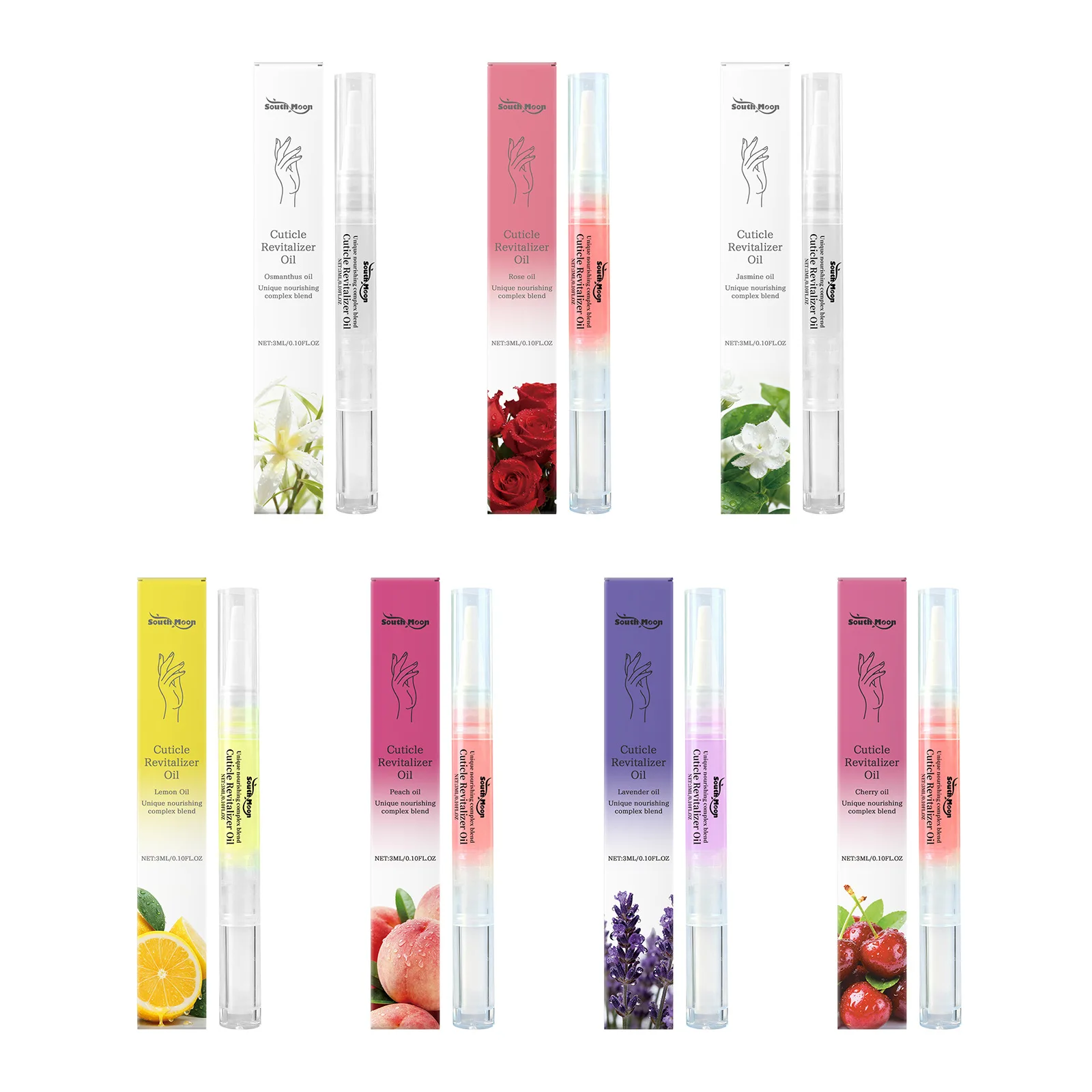 Stylo à huile pour Nutrition des ongles, stylo de traitement des ongles, huile nourrissante pour cuticules, odeur florale fruitée, prévient le Gel des ongles, nourrit la peau