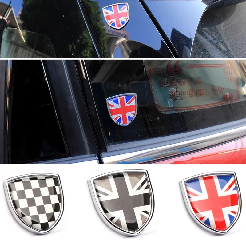 Car Body Metal Decorative 3D Creative Stickers For MINI COOPER S JCW R55 R56 R60 R61 F54 F55 F56 F57 F60 Countryman Accessories