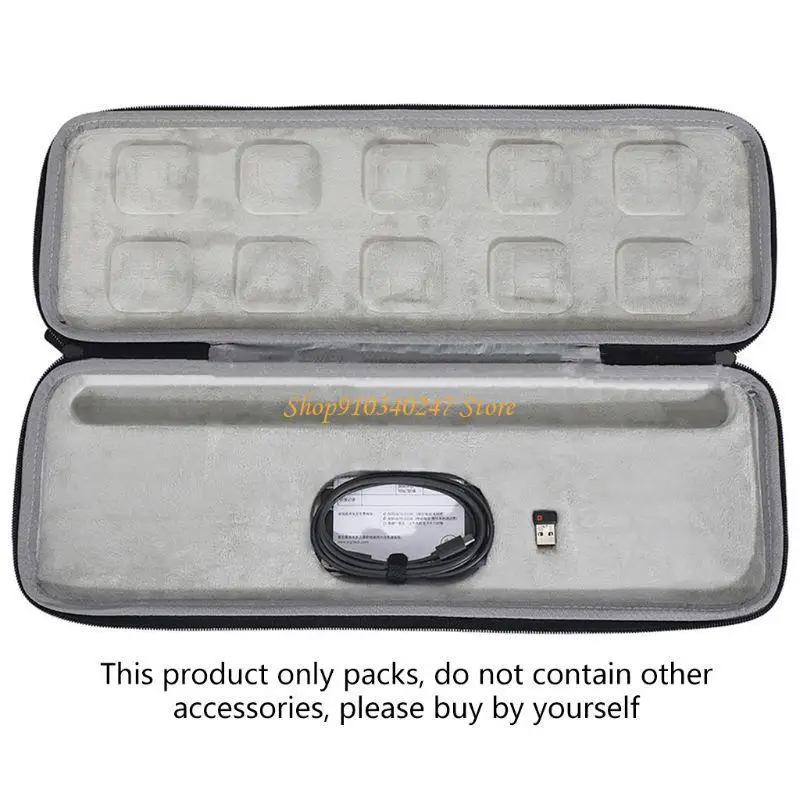 Q22A EVA Hard Storage for Case Protective Bag Box for MX Keys Advanced Keyboard