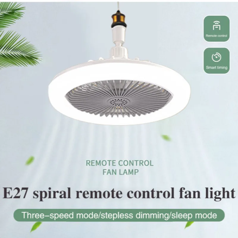 Home Intelligent Remote Control Led Bedroom Light Inverter Invisible Ceiling Fan Light Aroma Lamp