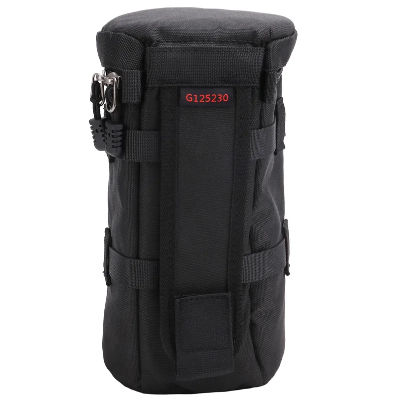 

Стабильная сумка для объектива зеркальной камеры, защитный чехол для объектива камеры, сумка для хранения трубки объектива, водонепроницаемая противоударная сумка для объектива для Nikon, Canon Blac