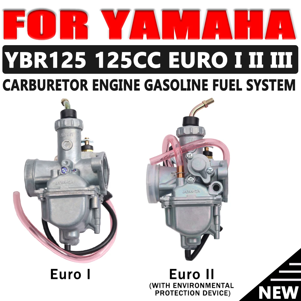 For YAMAHA YBR125 YBR 125 125CC Euro I II III  2 3 Motorcycle Carburetor Engine Gasoline Fuel System Moto Spare Parts Replcament