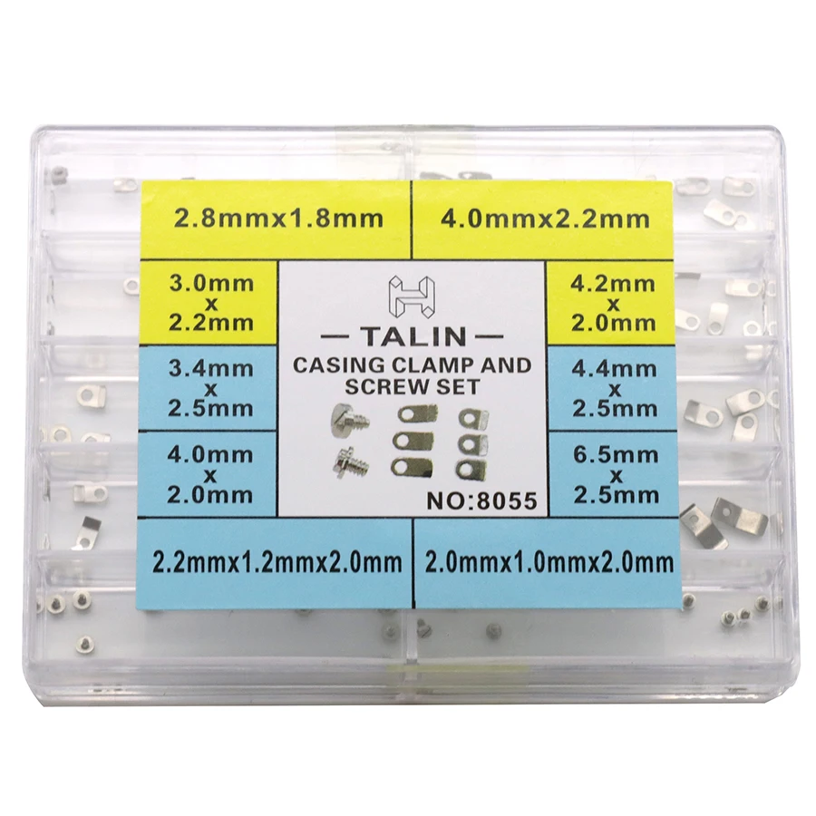 時計部品、ケース内ムーブメント固定用接続プレート、ムーブメントとケース固定用ネジ