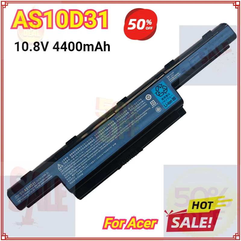 

Laptop Battery for Acer Aspire 7560G 5742G 4750G 5750 AS10D81 AS10D3E AS10D41 AS10D61 AS10D73 AS10D5E AS10D73 AS10D31 AS10D51