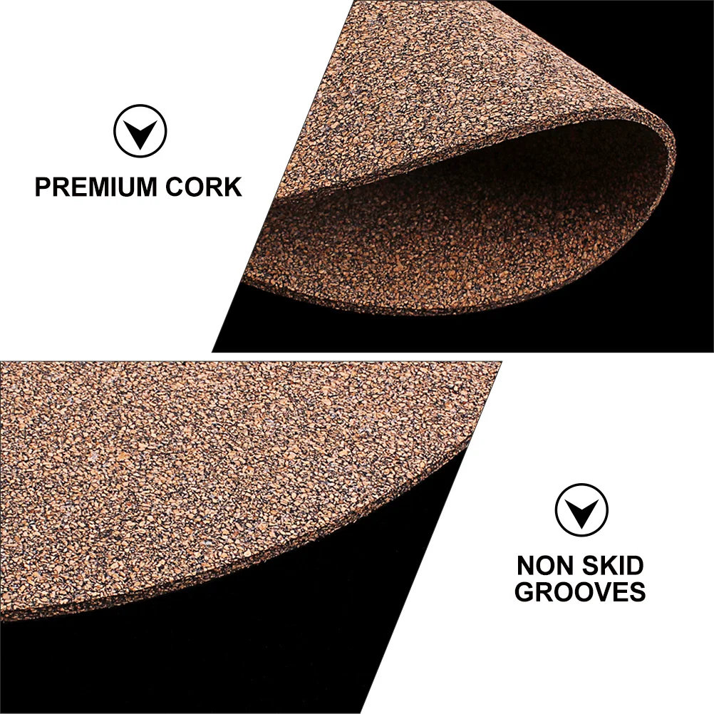 

Vinyl Record Mat Phonograph Mat Pad Cork Pad Turntable Mat