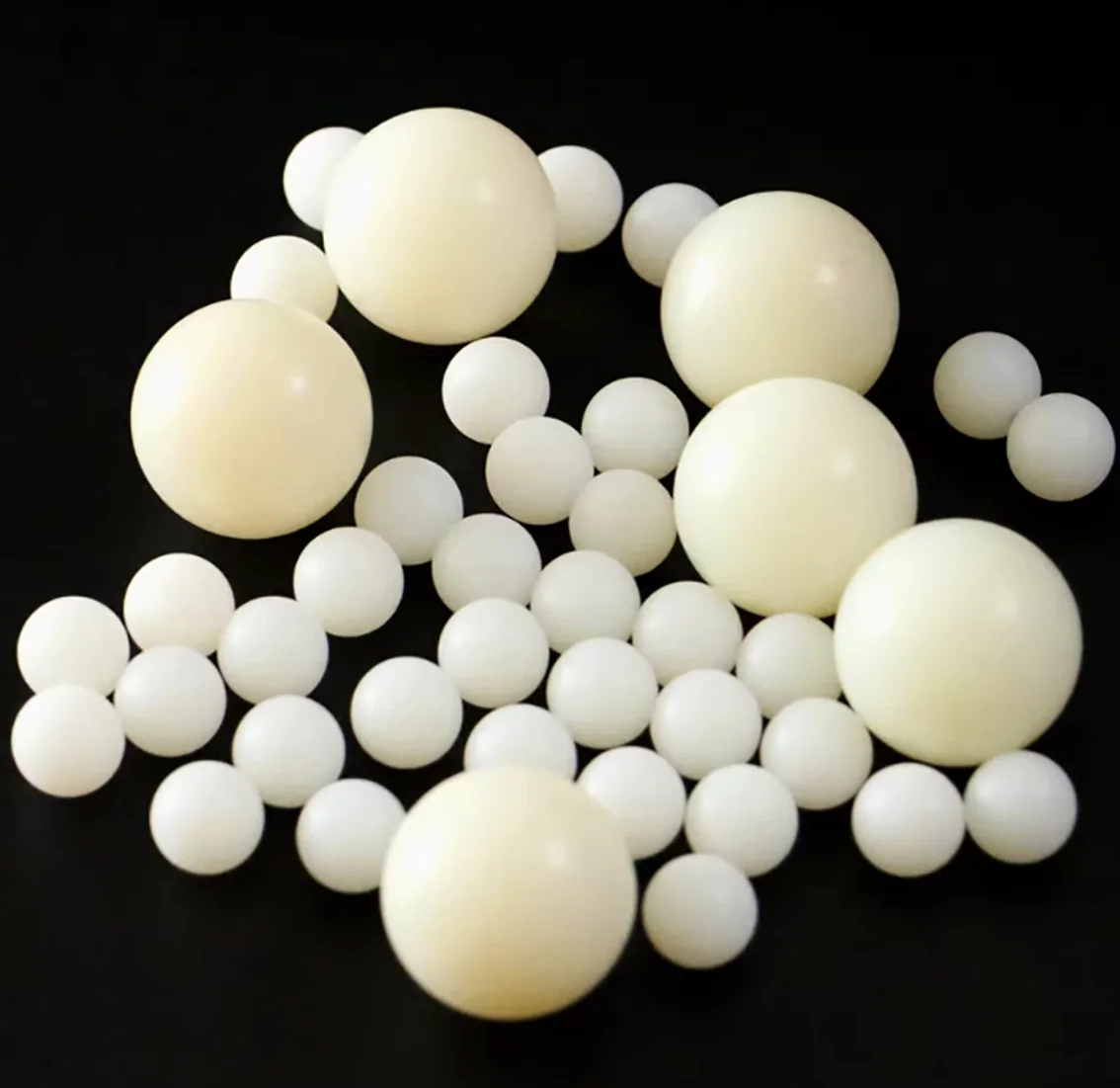 Solid PA66 Nylon Ball Diameter 2/2.5/3.0/3.175/4.0/4.763/7.0/8.0/9.0/9.525/10/11-50.8mm Precision Plastic Ball Bead