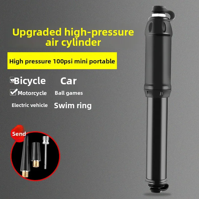 Mountain bike, moto, bici elettrica, pompa ad aria ad alta pressione, mini cestino di ricarica portatile per uso domestico, accessori per biciclette