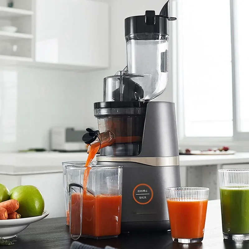 عصارة منزلية أصلية، عصارة مقلية أوتوماتيكية طازجة، فصل الخبث، أجهزة كهربائية متعددة الوظائف
