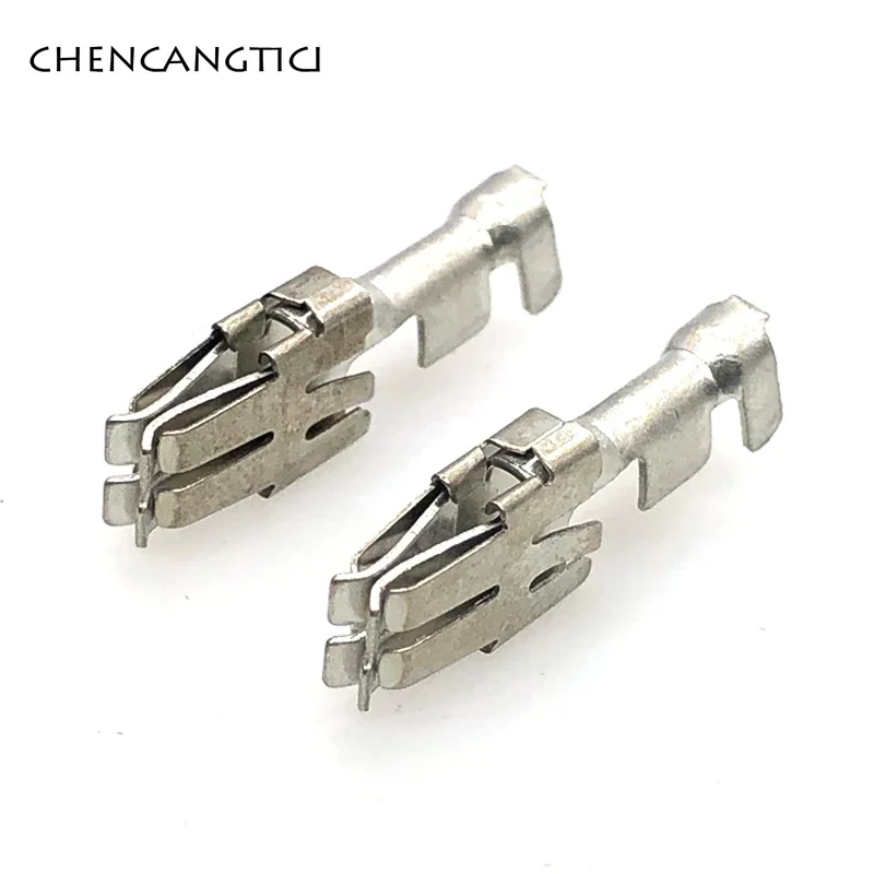 20 Pcs 6.3 MM Series Automotive Electrical Splice Wire Terminal Car Non-Insulated Female Crimp Cable Terminal 926965-1